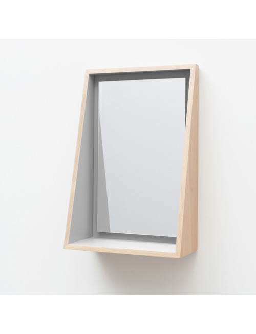 Drugeot Manufacture Float mirror shelf solid oak - 14 colors