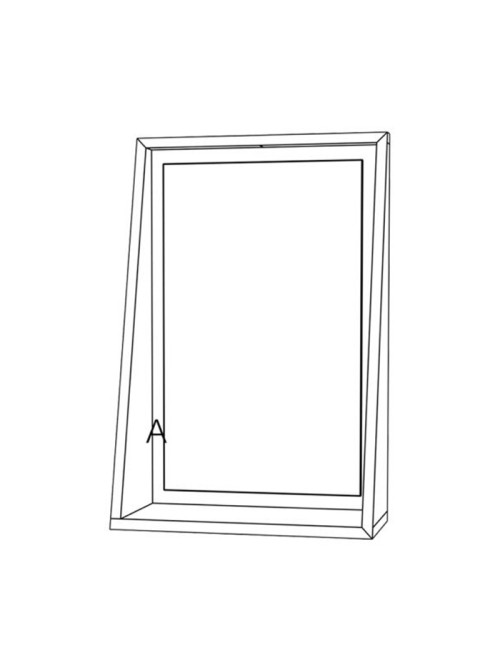 Drugeot Manufacture Float mirror shelf solid oak - 14 colors