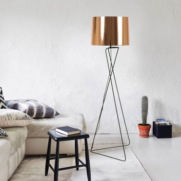 Luz Eva Marquise Design Floor Lamp Copper - 2 colors
