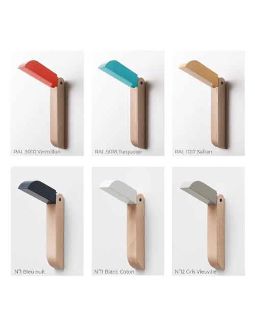 Drugeot Manufacture Toucan Coat Hook solid oak - 6 colors