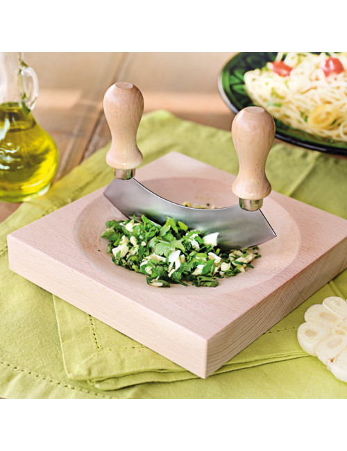 Roger Orfèvre wooden parsley bowl