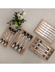 Roger Orfèvre Box of 6 Thiers knives "Décors maison"