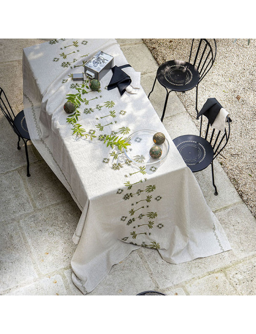 Alexandre Turpault Barbade tablecloth 100% linen - 3 sizes