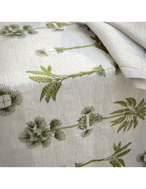 Alexandre Turpault Barbade tablecloth 100% linen - 3 sizes