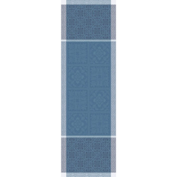 Garnier Thiebaut table runner Harmonie Blue