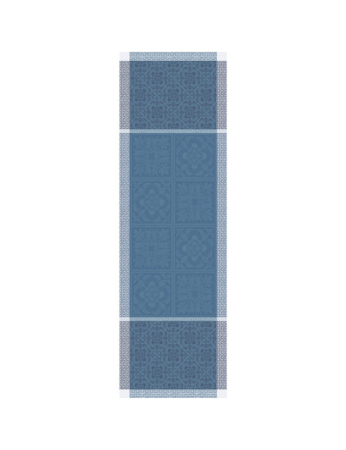 Garnier Thiebaut table runner Harmonie Blue