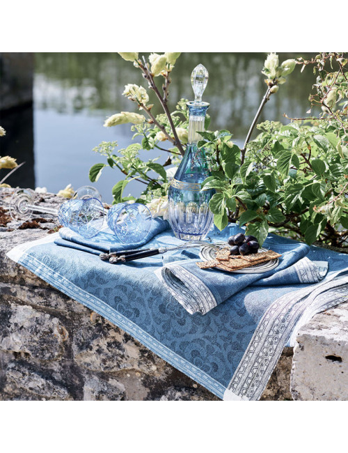 Garnier Thiebaut 4 napkins Harmonie blue