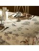 Garnier Thiebaut Charcoal Monochrome Tablecloth - 4 sizes