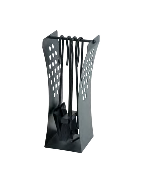 REIGNOUX black fireplace set h.43cm