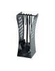 REIGNOUX black fireplace set h.43cm