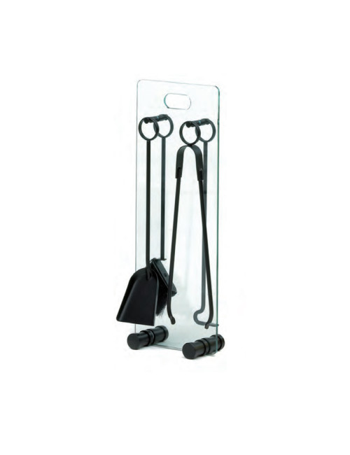 REIGNOUX glass fireplace set h.66cm - 3 colors