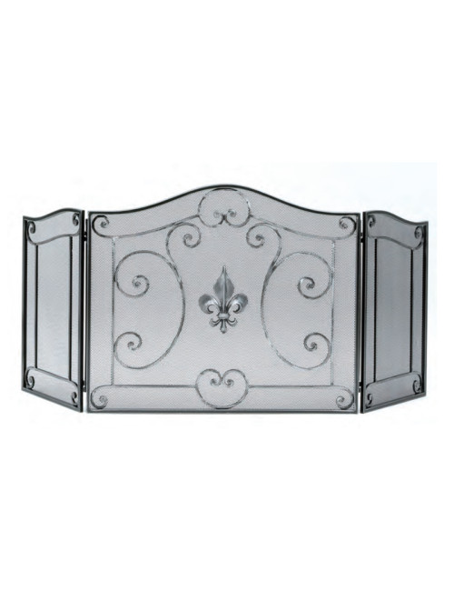 REIGNOUX fire screen h.55cm fleur de lys