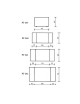 REIGNOUX Contemporary collection steel fire screen - 4 sizes