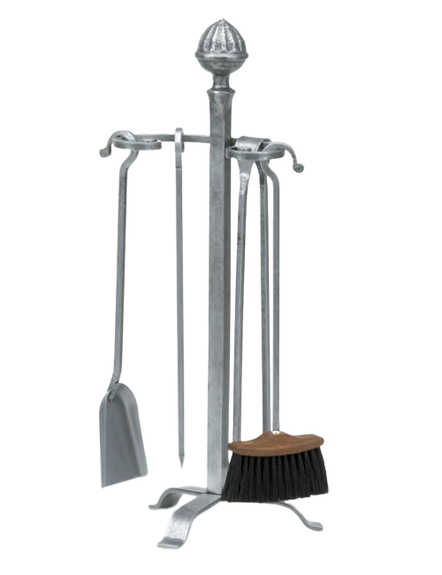 REIGNOUX fireplace set h.74cm ogives