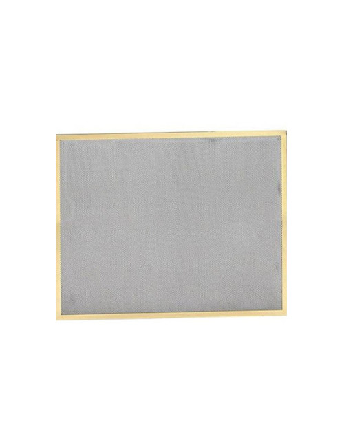 REIGNOUX solid brass straight fire screen - 3 sizes