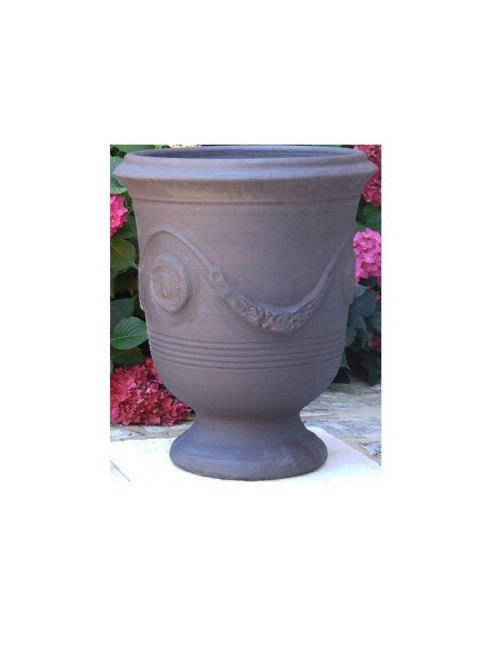 Anduze Planter Anthracite Figuiere
