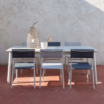LAFUMA MOBILIER ORON alu S fixed dining table - 2 colors