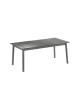 LAFUMA MOBILIER ORON extendable dining table in aluminium Titane - 2 sizes