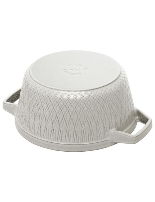 Staub patterned cocotte casserole dish - 2 colors 2 sizes