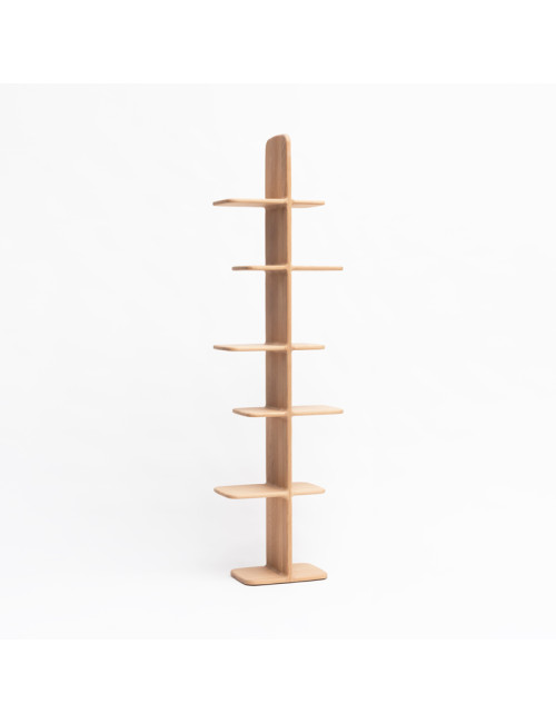 Drugeot Manufacture Tehème solid oak bookcase