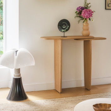 Drugeot Manufacture Console Toi et Moi solid oak