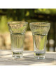 La Rochère 4 pastis glasses Calanques
