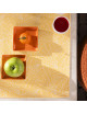 Le Jacquard Français 4 coated placemats A la carte leaves - 4 colors
