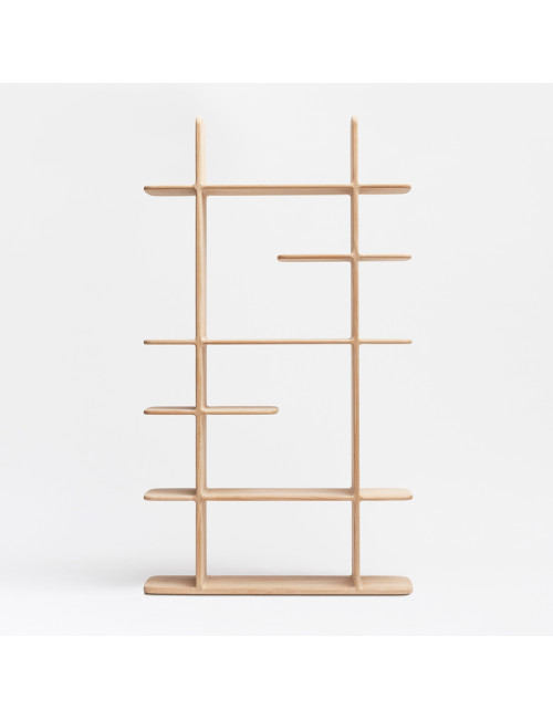 Drugeot Manufacture Tehème Double Bookcase solid oak