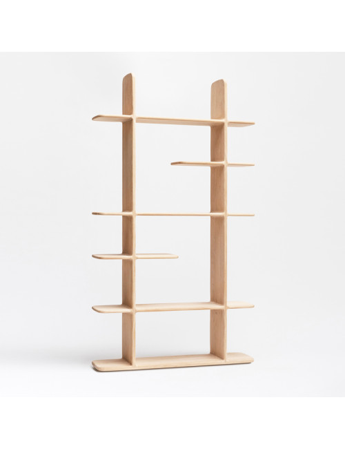 Drugeot Manufacture Tehème Double Bookcase solid oak