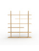 Drugeot Manufacture Bookcase Tehème Triple solid oak