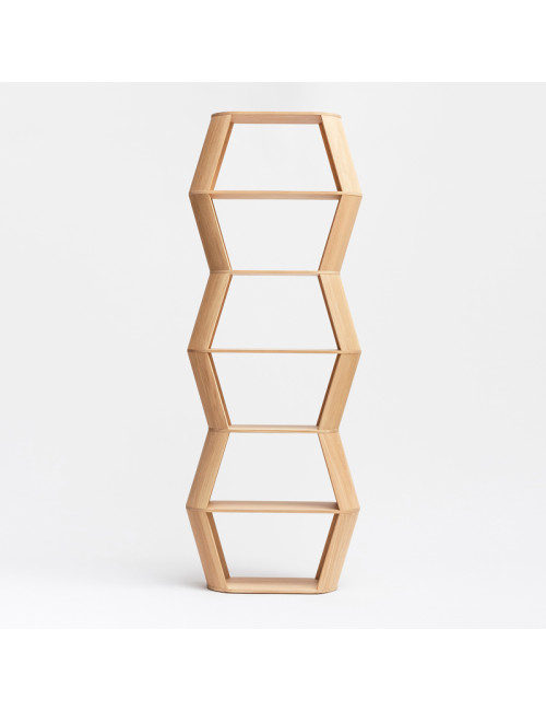 Drugeot Manufacture Loft bookcase in solid oak