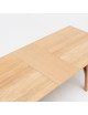 Drugeot Manufacture Arch solid oak extendable dining table - 2 sizes