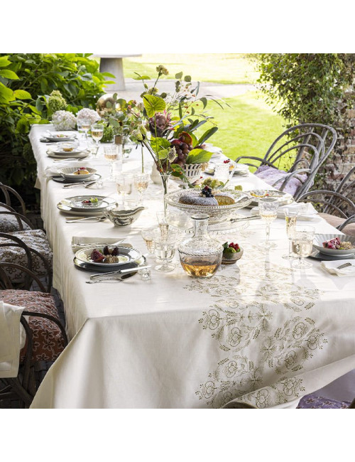 Alexandre Turpault PARADIS tablecloth 100% linen - 2 colors