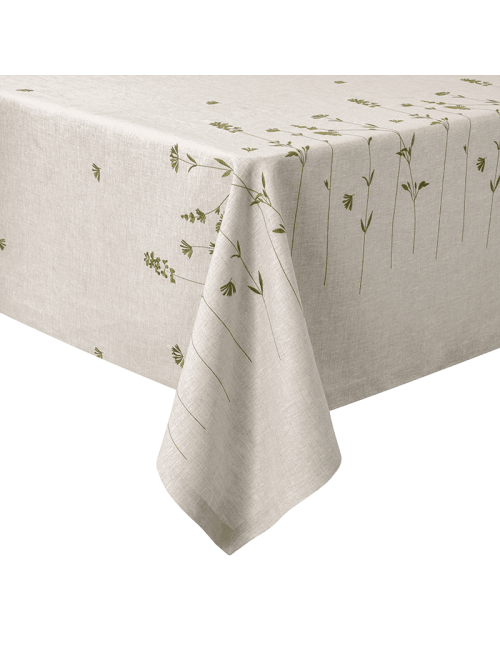 Alexandre Turpault Infusion Tablecloth 100% linen - 3 sizes