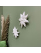 Monochromic Anise flower Janis wall decoration - 3 colors
