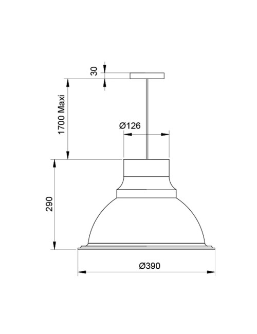 Aluminor Loft S pendant light - 4 colors