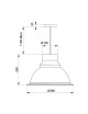 Aluminor Loft S pendant light - 4 colors