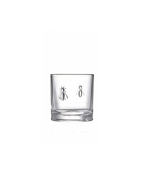 La Rochère Set of 4 Abeille whiskey tumblers