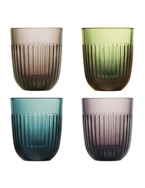 La Rochère 6 water glasses Ouessant tumblers - 4 colors