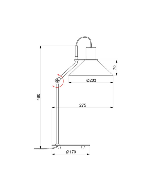 Aluminor Zinga LT table lamp