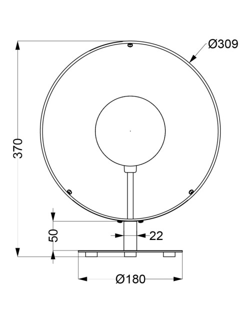 Aluminor Cybelle LT table lamp