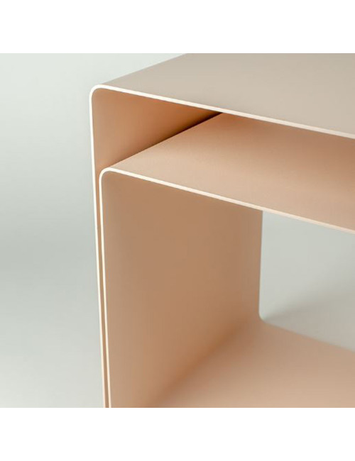 MATIERE GRISE Woo Bedside Table Steel - 36 colors