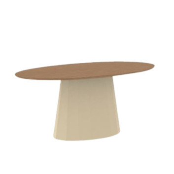 MATIERE GRISE Oval coffee table Ankara oak - 39 colors
