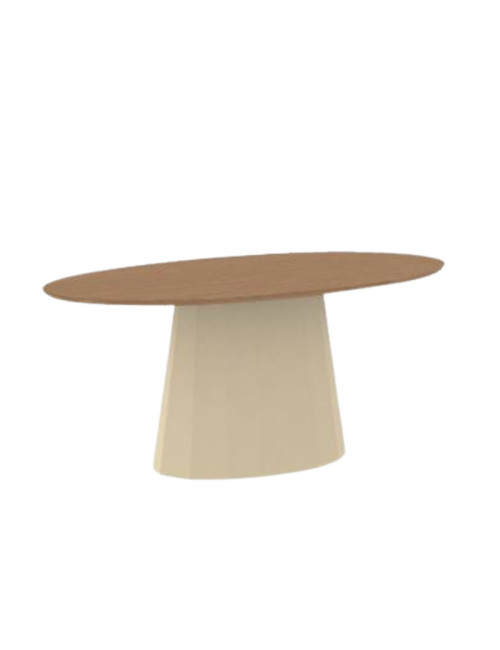 MATIERE GRISE Oval coffee table Ankara oak - 39 colors
