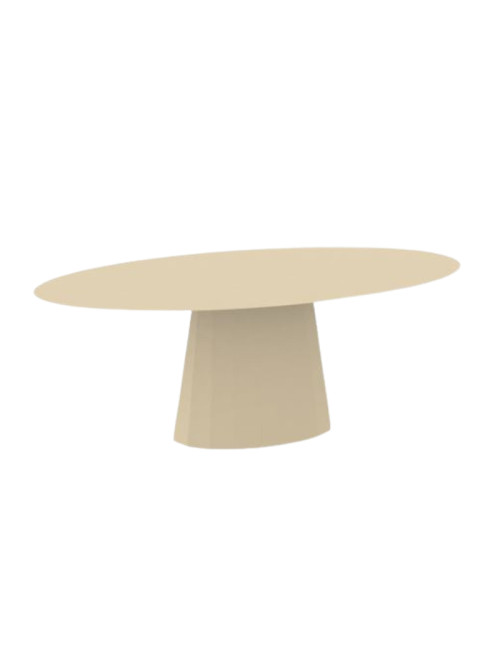 MATIERE GRISE Ankara oval steel dining table - 39 colors