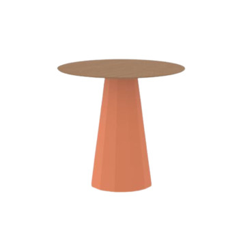 MATIERE GRISE Round oak Ankara dining table - 39 colors 3 sizes