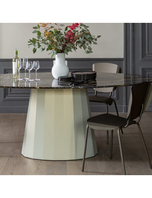 MATIERE GRISE Ankara oval marble dining table - 39 colors