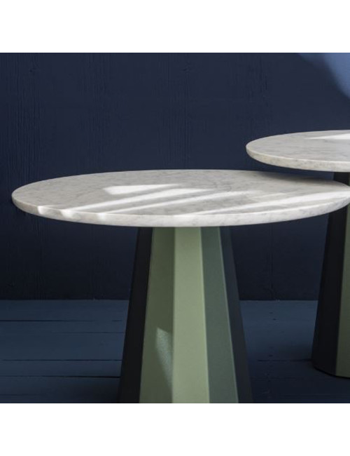 MATIERE GRISE Ankara round coffee table in marble - 39 colors 2 sizes