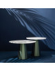 MATIERE GRISE Ankara round coffee table in marble - 39 colors 2 sizes
