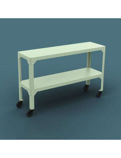 MATIERE GRISE 2-tier shelf Hegoa Steel - 38 colors